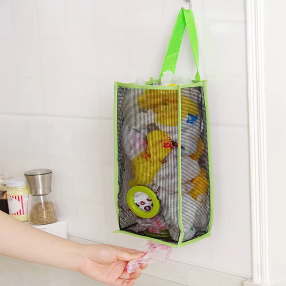 Hanging Garbage Bag Holder Organizer for Kitchen Dispencer
