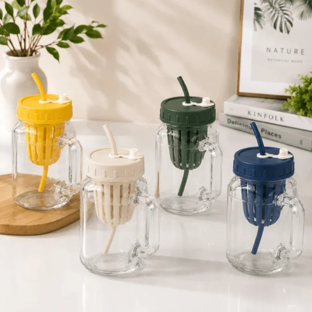 Glass Sipper With Filter
