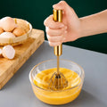 Stainless Steel Golden Push Beater