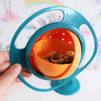 Magic Gyro Bowl 360 Degree Rotation Kids Training Feeding Bowl