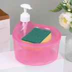 Liquid Sponge Caddy Soap Dispenser With Pump & Sponge with Caddy Organizer Holder for Kitchen Sink