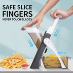 5 in 1 Mandoline Spring Slicer Vegetable and Fruits Cutter Meal - Brava Slicer and Dicer