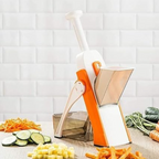 5 in 1 Mandoline Spring Slicer Vegetable and Fruits Cutter Meal - Brava Slicer and Dicer