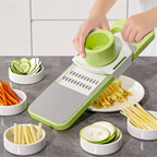 5 in 1 Mandoline Slicer, Multi-function Vegetable Cutter, Stainless Steel Food Slicer, Kitchen Vegetable Peeler