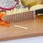Multifunctional Stainless Steel Wavy Knife Cutter, French Fries Cutter Wavy fries cutter chips knife