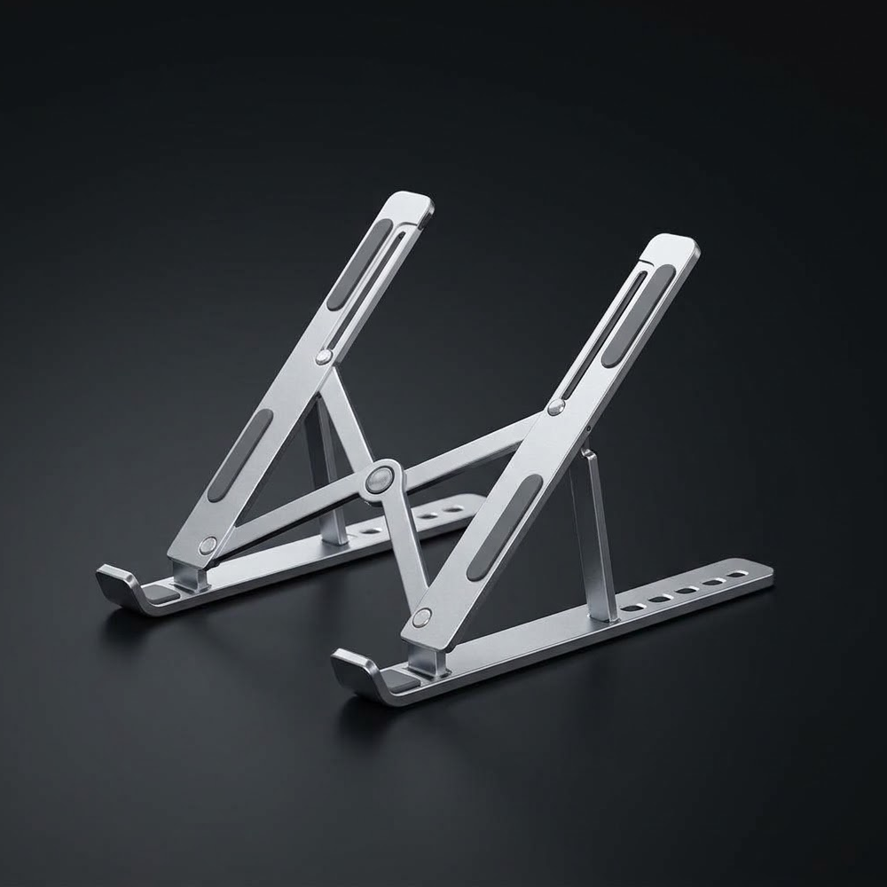 Portable Aluminum Folding Adjustable Laptop Stand