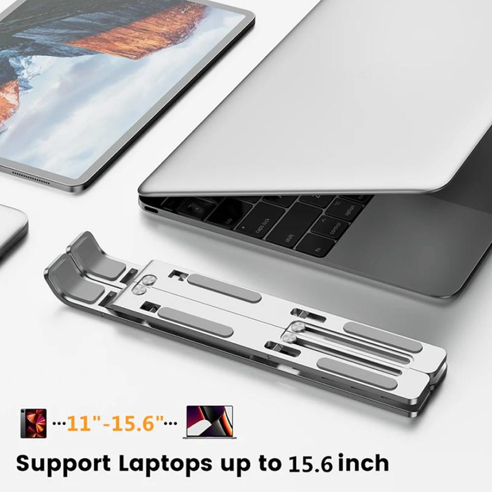 Portable Aluminum Folding Adjustable Laptop Stand