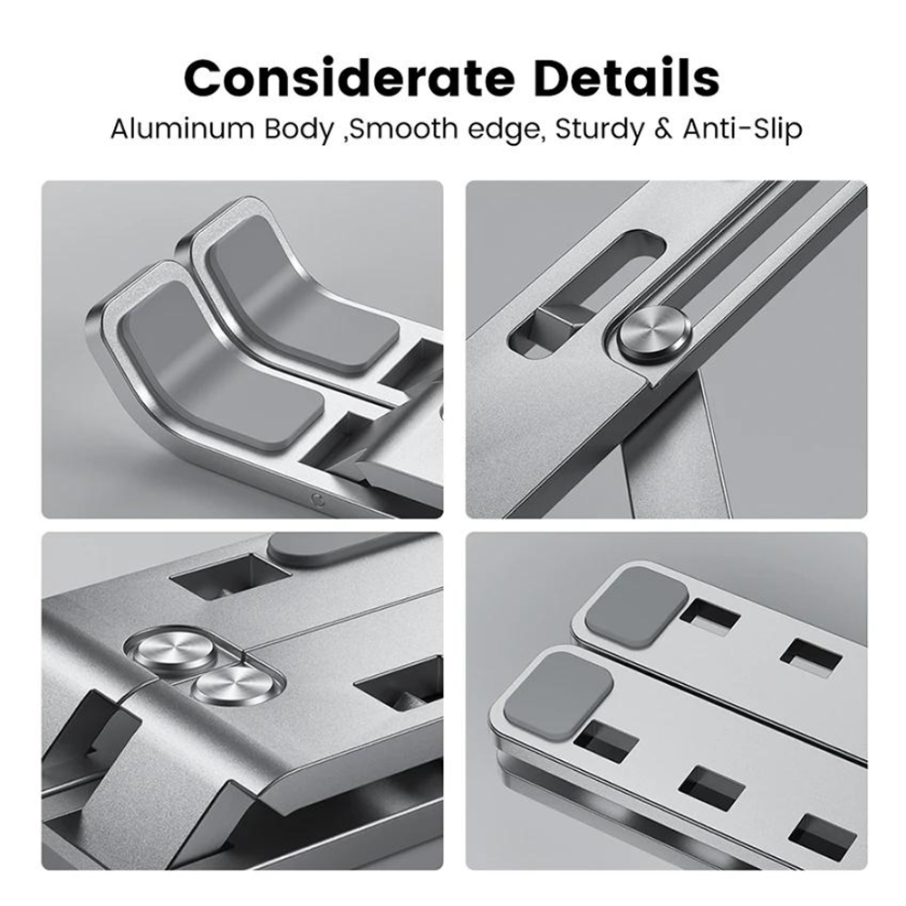 Portable Aluminum Folding Adjustable Laptop Stand