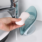 Self Adhesive Smart soap holder very stylish and high quality leaf shape for bathroom Dispencer