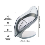 Self Adhesive Smart soap holder very stylish and high quality leaf shape for bathroom Dispencer