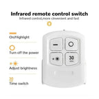 LED Tap Remote Light (Pack of 3)