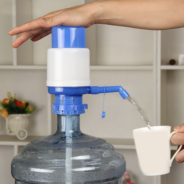 BPA-Free Manual Drinking Water Pump, Portable Manual Hand Press Dispenser Water Pump