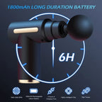 Portable Deep Tissue Massage Gun with Rechargeable Battery