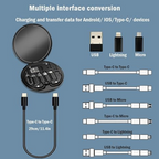 Mini Data Cable Set Storage Box 60w Quick Charge, Multi Function Portable Storage Box kit