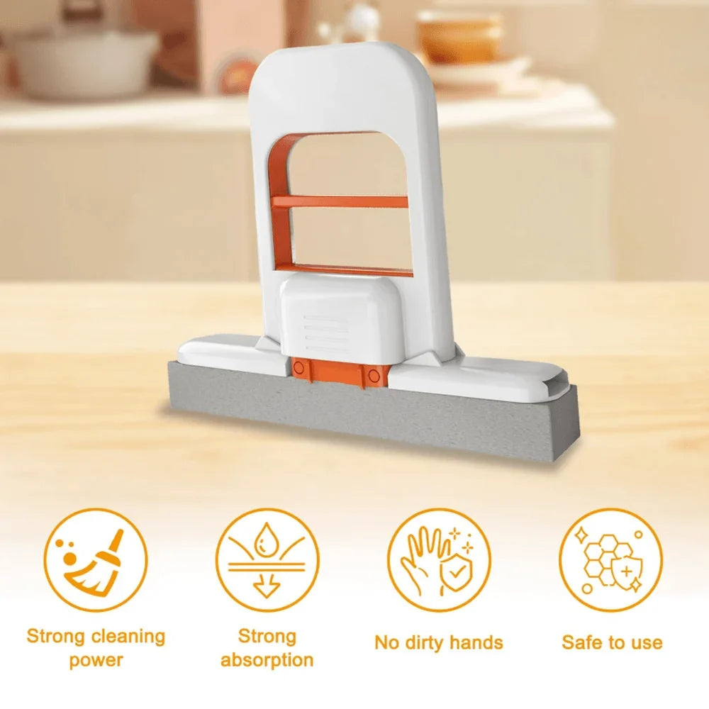Portable Mini Squeeze Mop Absorbent Sponge Simple Desktop Cleaning Tools