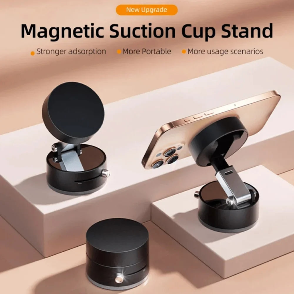Vacuum Suction Magnetic Phone Holder