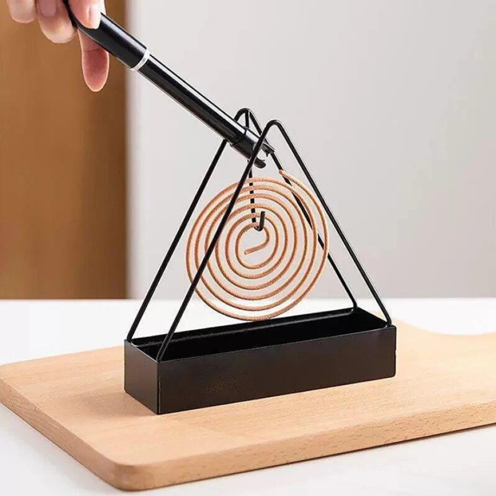 Mosquito Coil Holder, Iron Mosquito Coil Holder (Triangular)