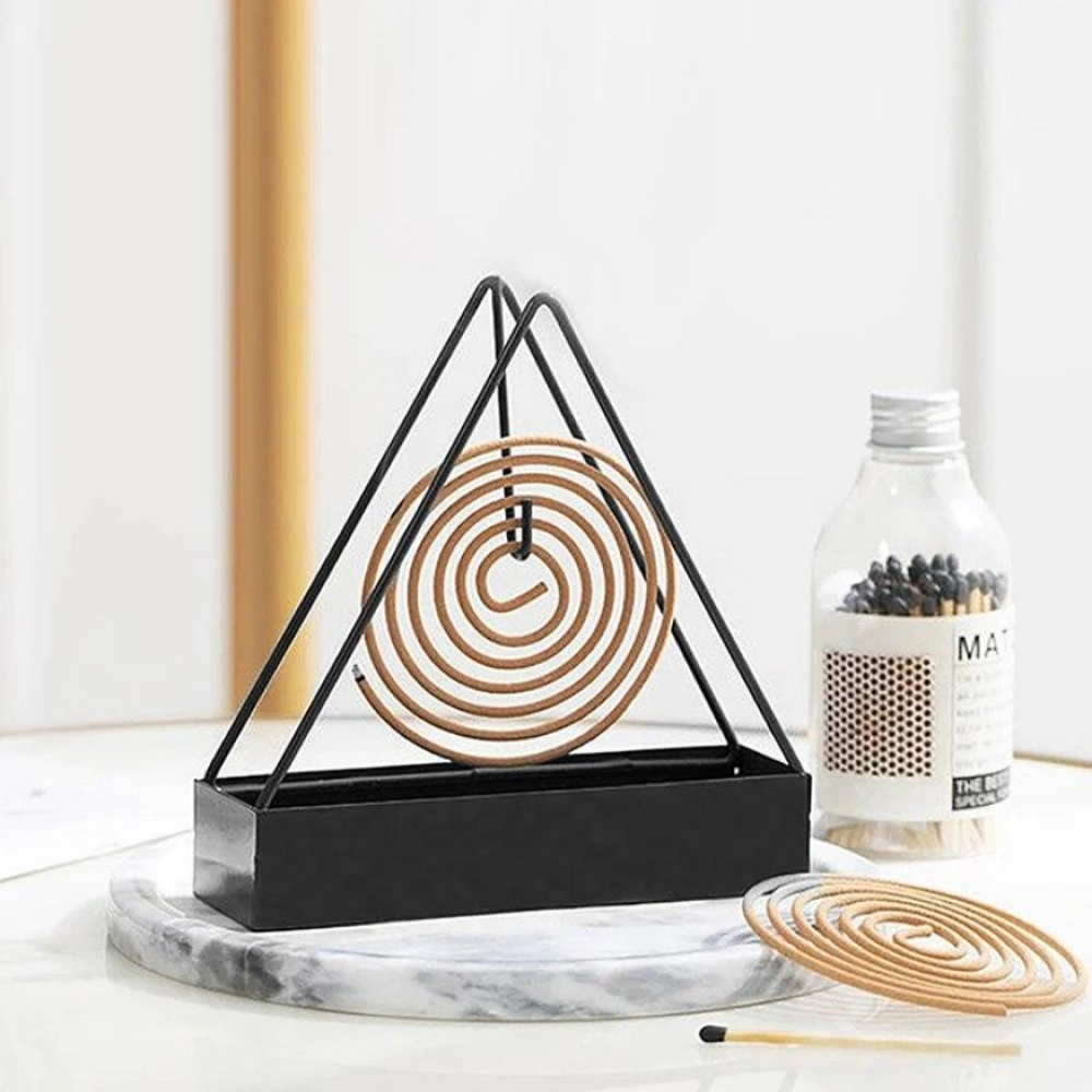 Mosquito Coil Holder, Iron Mosquito Coil Holder (Triangular)