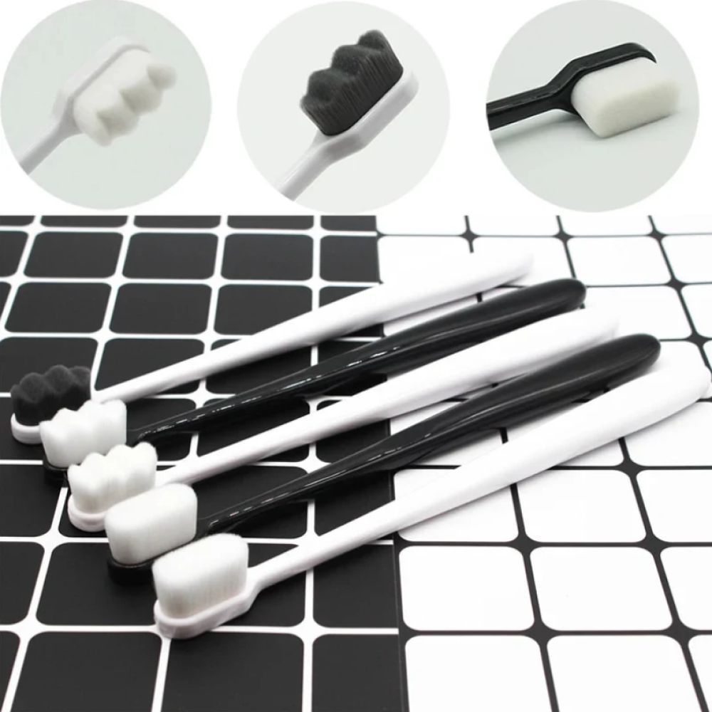 Soft Nano Manual Toothbrush, Extra Soft Bristles Toothbrush , Ultra-fine Soft Bristle Toothbrush