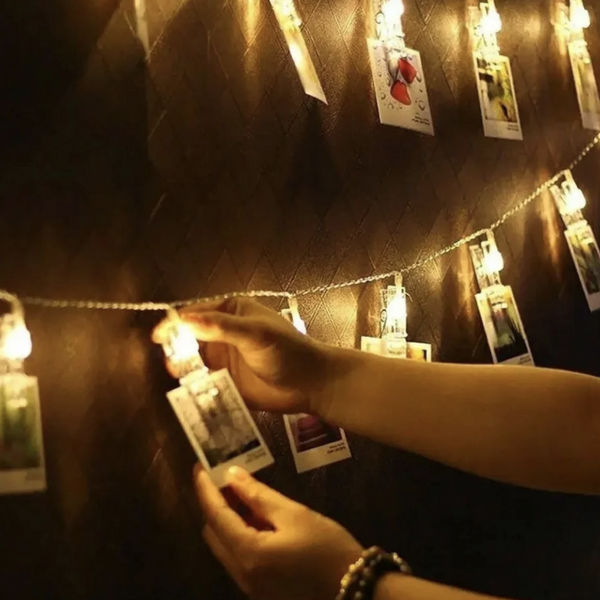 LED Photo Clip String Lights Fairy Bedroom Home Decoration