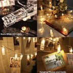 LED Photo Clip String Lights Fairy Bedroom Home Decoration