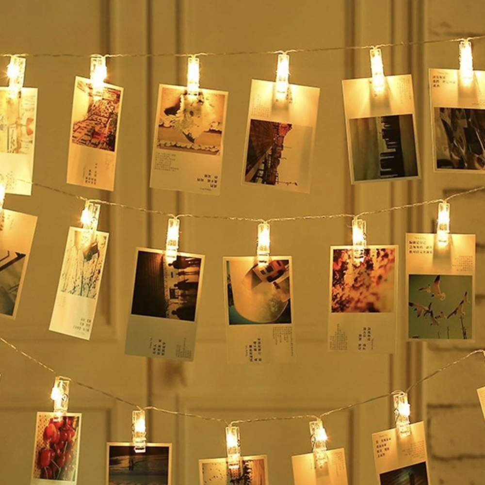 LED Photo Clip String Lights Fairy Bedroom Home Decoration