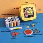 Portable square shape sewing kit| HeartStitch Kit | SquareSew Kit