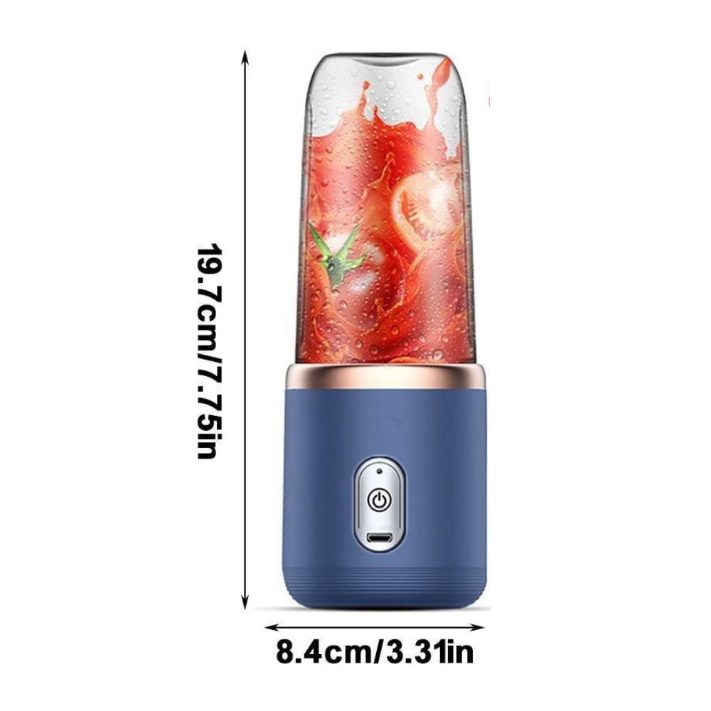 Portable Smoothie Blender Bottle – USB Rechargeable | 2-in-1 Juicer & Bottle