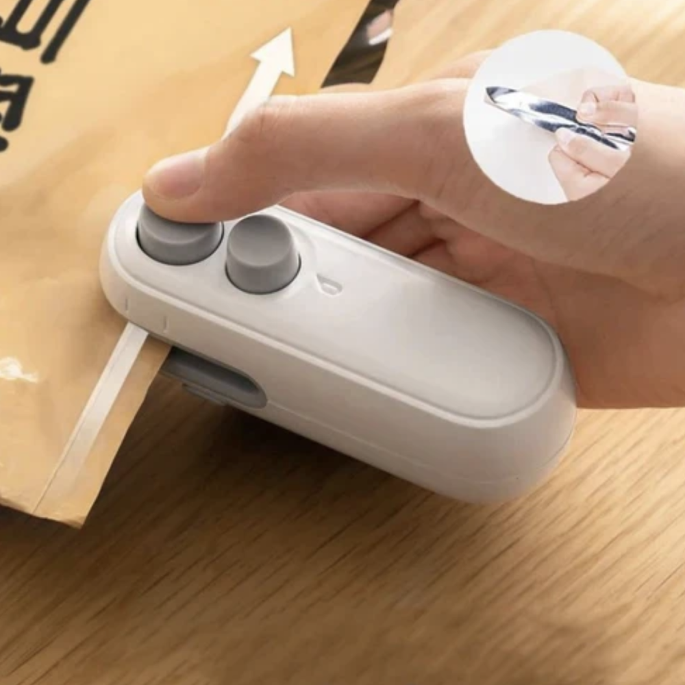 2in1 Rechargable Bag Sealing Machine