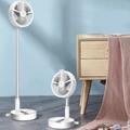 Rechargeable Pedestal Extendable Fan