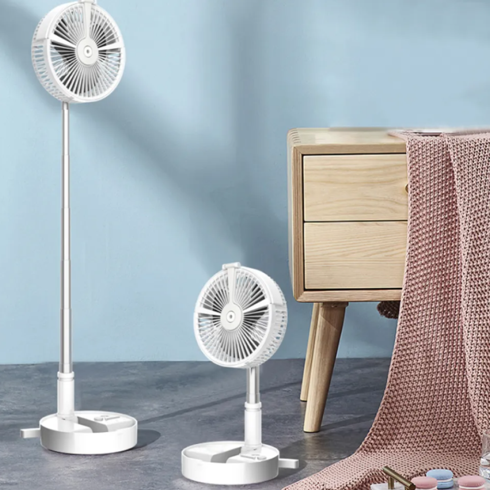 Rechargeable Pedestal Extendable Fan