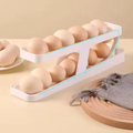 RollDown Egg Dispenser, Automatic 2-Tier Rolling Egg Dispenser