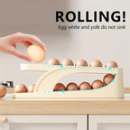 RollDown Egg Dispenser, Automatic 2-Tier Rolling Egg Dispenser