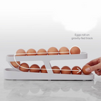 RollDown Egg Dispenser, Automatic 2-Tier Rolling Egg Dispenser