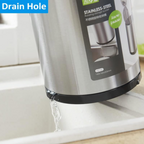 Rotating Kitchen Utensil Holder Stainless Steel