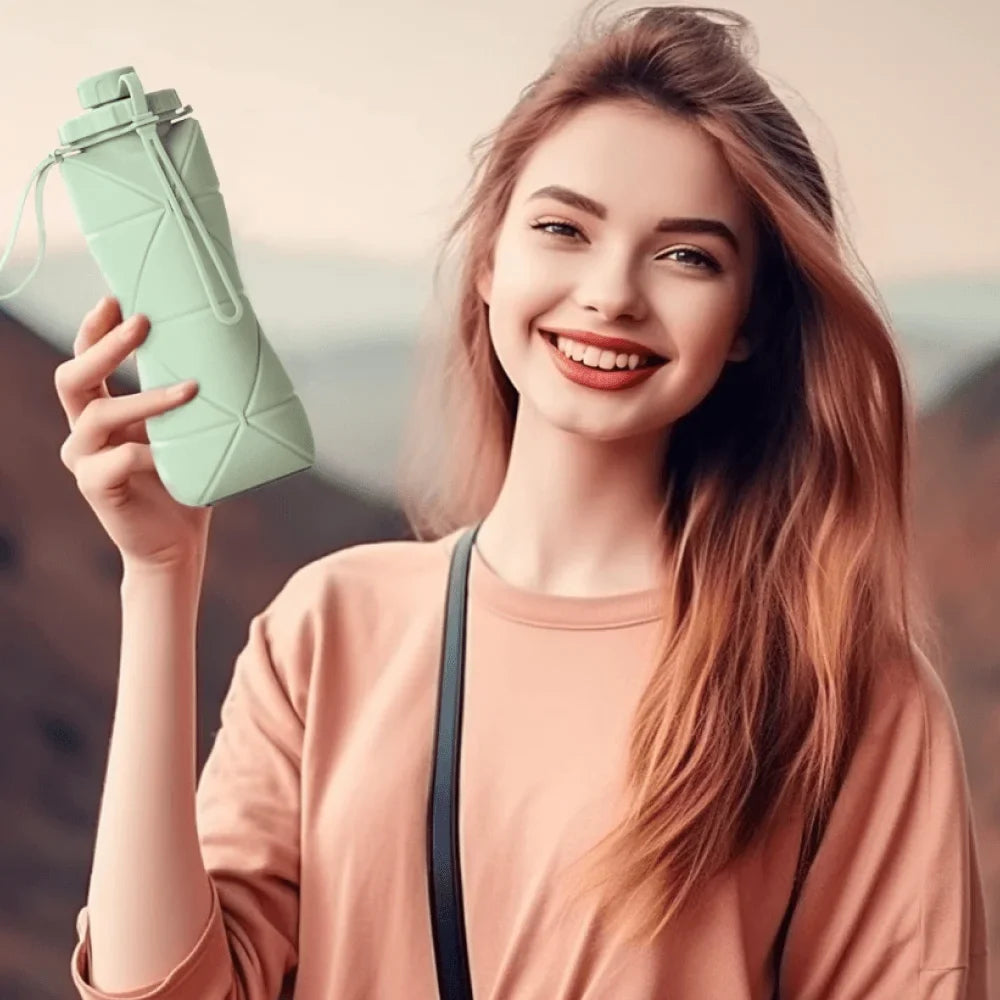 Foldable Silicone Water Bottle
