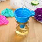 Kitchen Silicone Collapsible Foldable Funnel