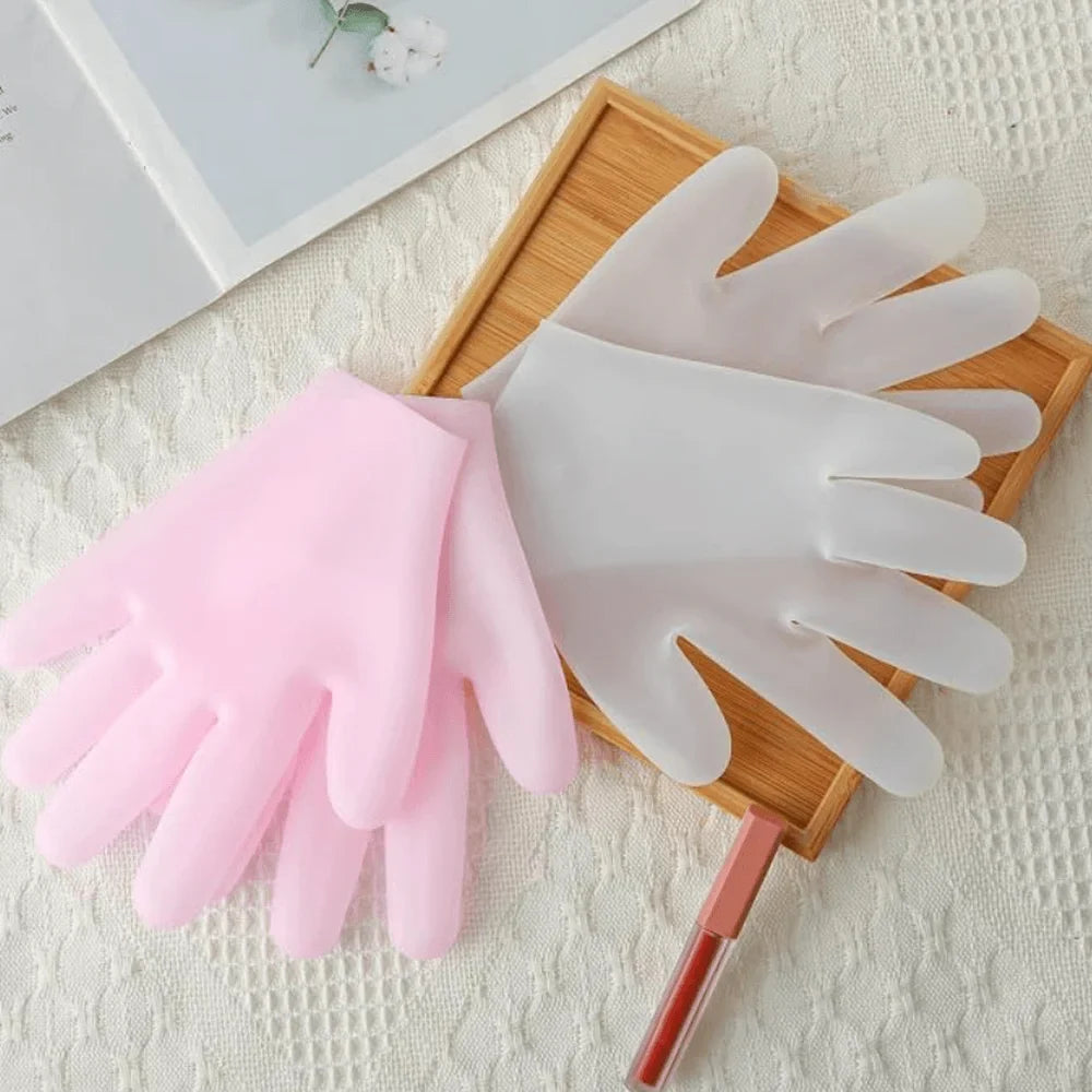 Silicone Hand Moisturising Gloves
