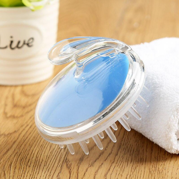 Silicone Shampoo Hair Wash Brush Hair scalp Massage Brush Head Anti Dandruff Haircare Massager Someday Silicone Comb Brush scalp Massager Bath