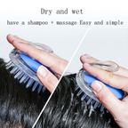 Silicone Shampoo Hair Wash Brush Hair scalp Massage Brush Head Anti Dandruff Haircare Massager Someday Silicone Comb Brush scalp Massager Bath