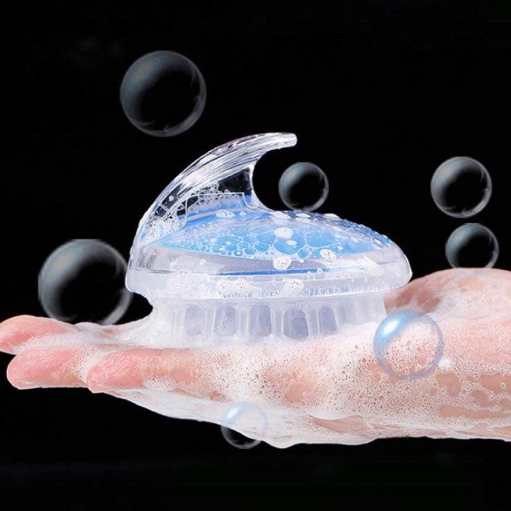 Silicone Shampoo Hair Wash Brush Hair scalp Massage Brush Head Anti Dandruff Haircare Massager Someday Silicone Comb Brush scalp Massager Bath