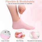 Silicone Heel Moisturising Socks
