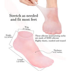 Silicone Heel Moisturising Socks