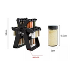 Rotating Spice Rack with 18 Bottles - Hanging Kitchen Organizer Holder