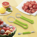 4 In 1 Melon Baller Scoop Stainless Steel Watermelon Fruit Cutter