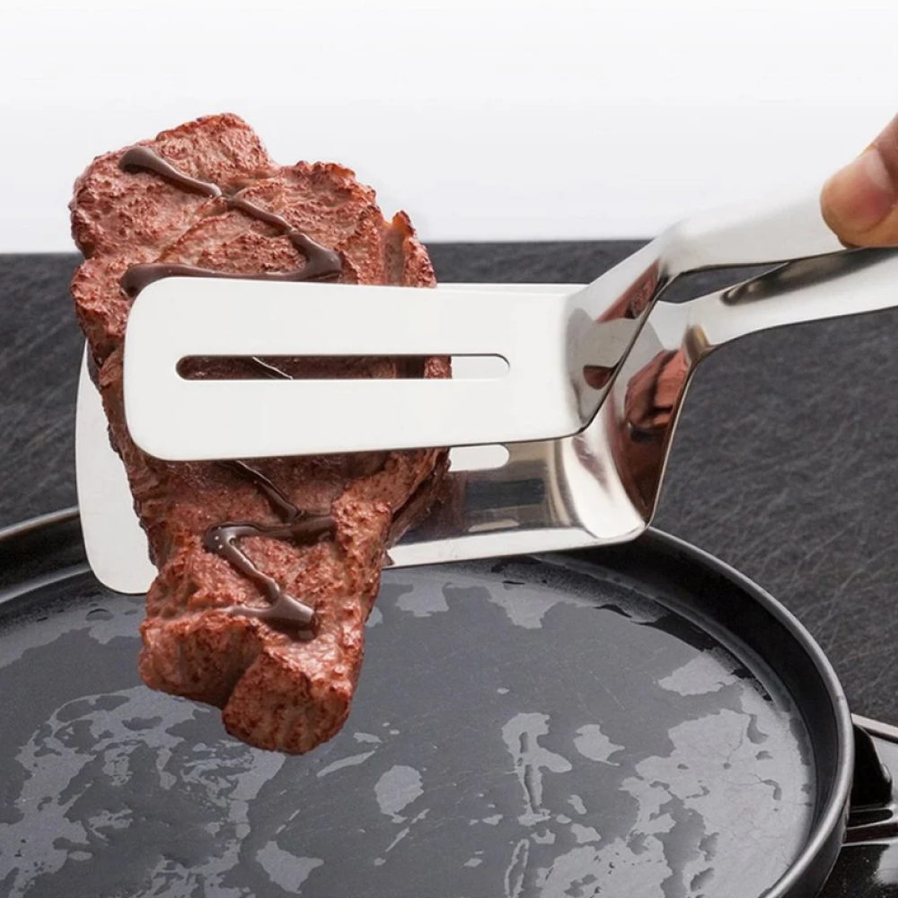 Stainless Steel Double Layer Frying Spatula