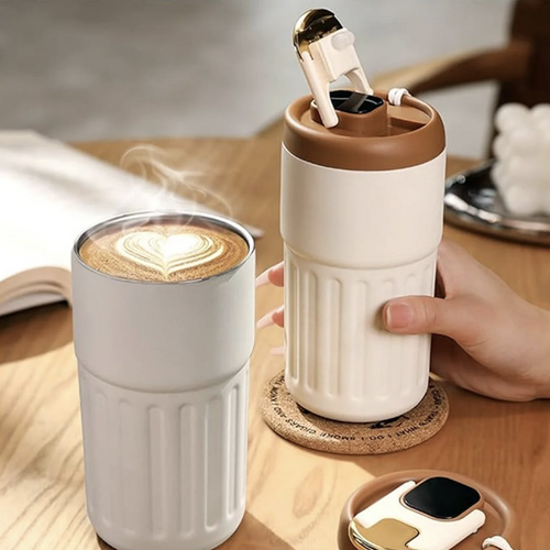 Coffee cup hot and cold Stainless steel Intelligent temperature Coffee Mug