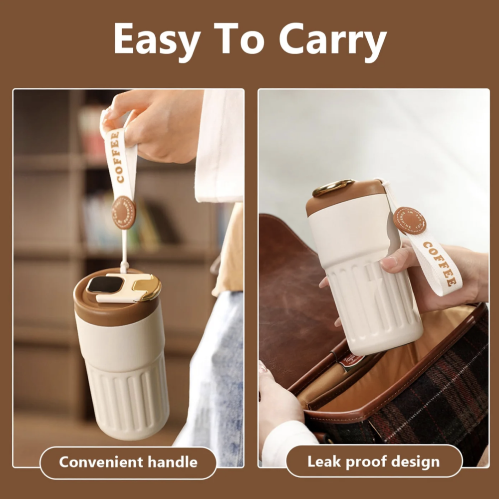Coffee cup hot and cold Stainless steel Intelligent temperature Coffee Mug