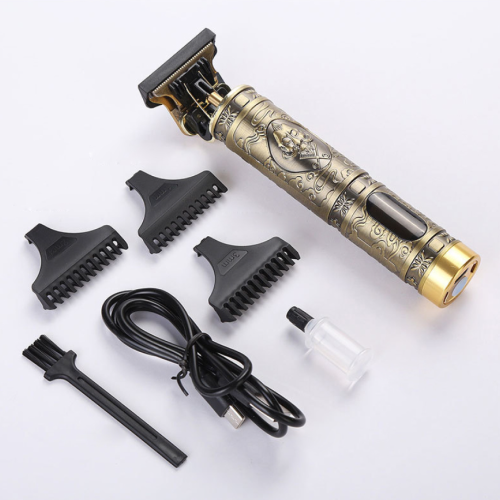 Professional Hair Trimmers, RECHARGEABLE Electric Hair CLIPPER T9 Trimmer for Men Shaving