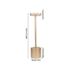 Classic Metal Touch Sensor LED Table Lamp Rechargeable Desk Lamp